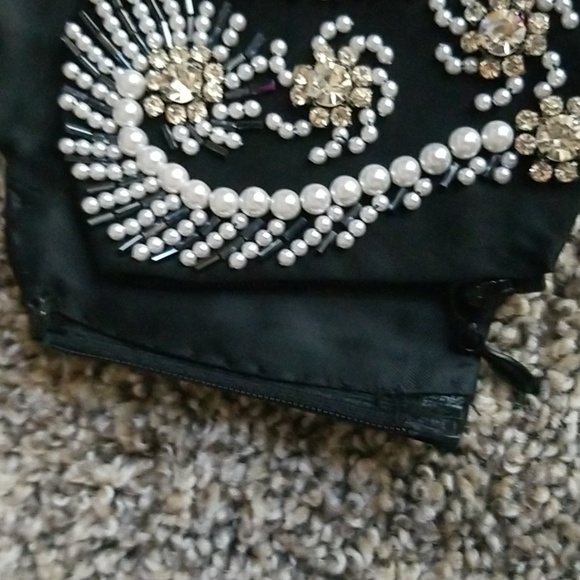 NWOT Y2K Express jeweled bustier - Picture 6 of 9